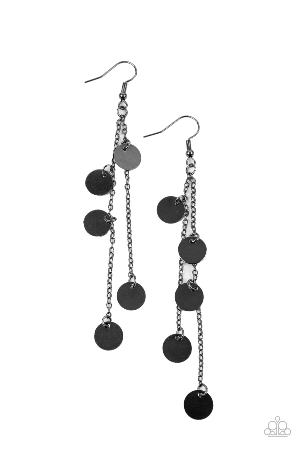 Take a Good Look - black - Paparazzi earrings