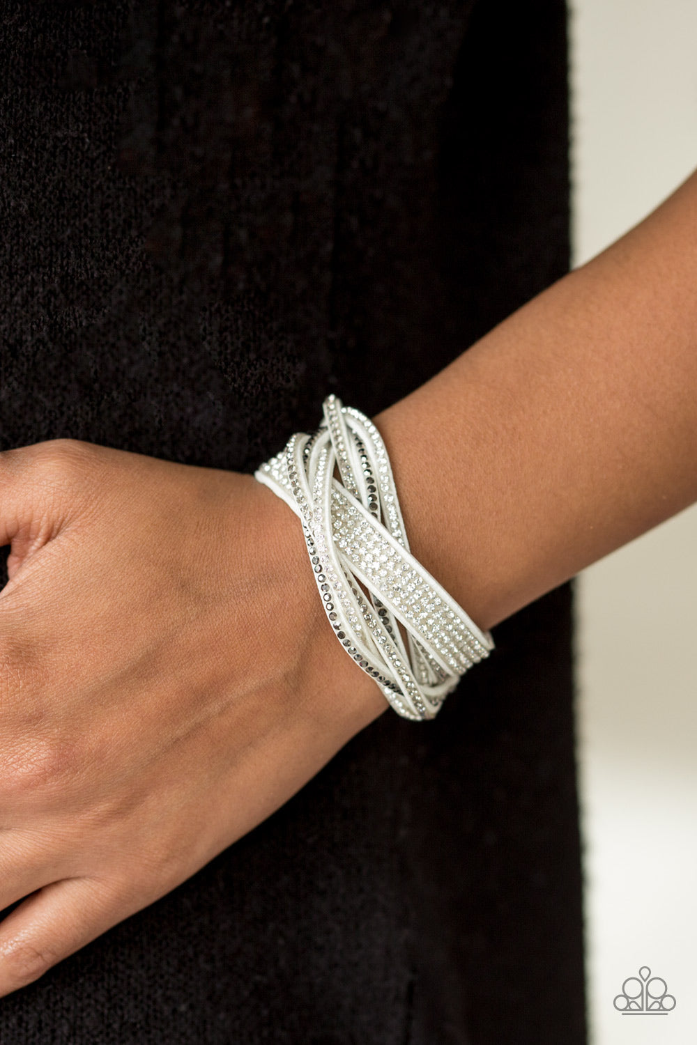 Taking Care of Business - white - Paparazzi bracelet