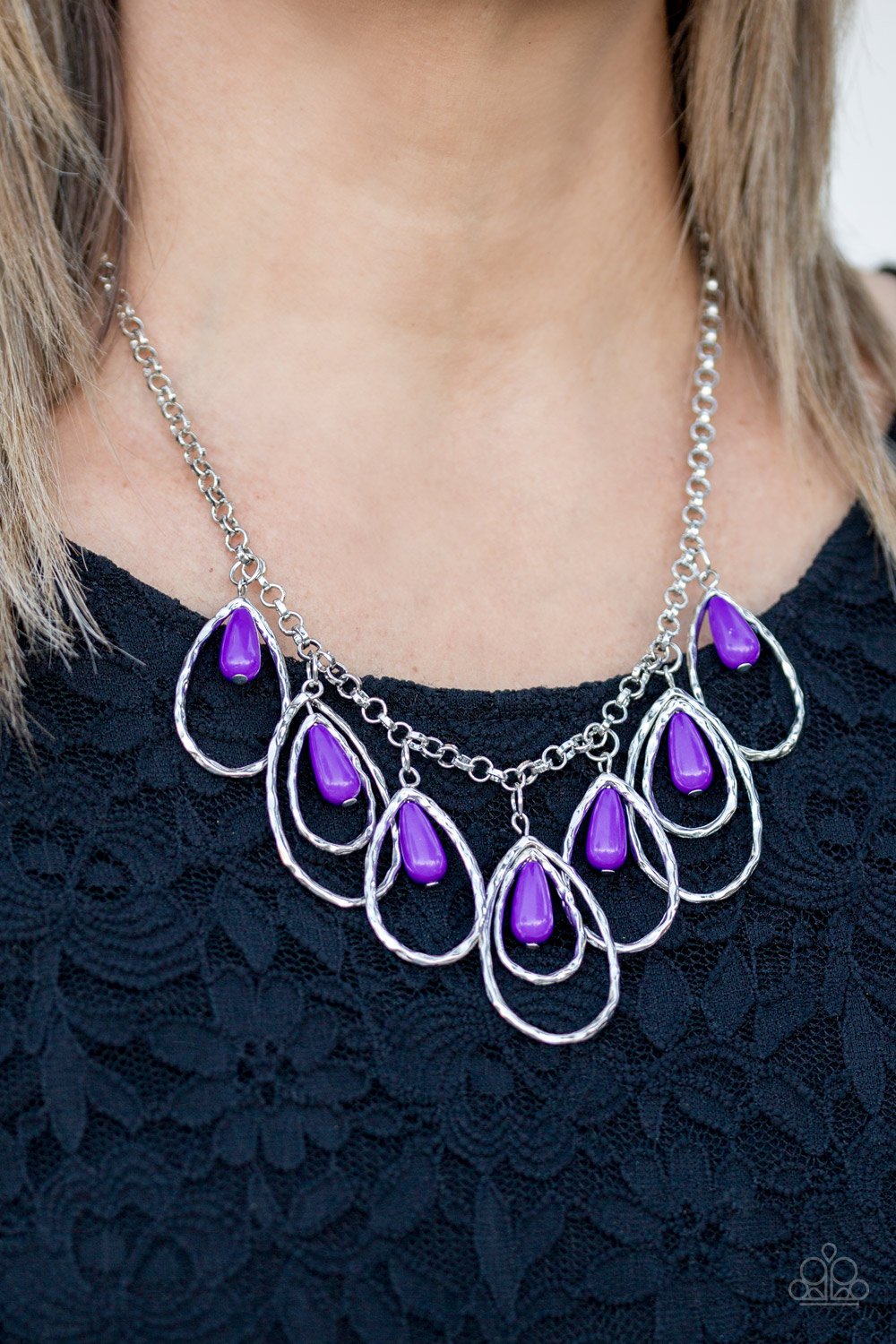 Tango Tempest-purple-Paparazzi necklace
