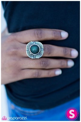 Target Practive - blue - Paparazzi ring