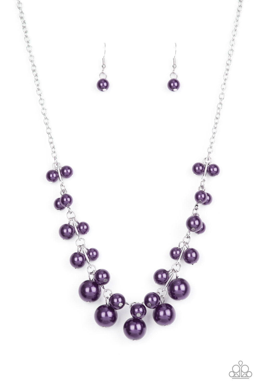Tearoom Gossip - purple - Paparazzi necklace