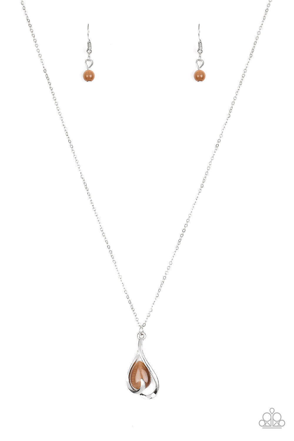 Tell Me A Love Story - brown - Paparazzi necklace
