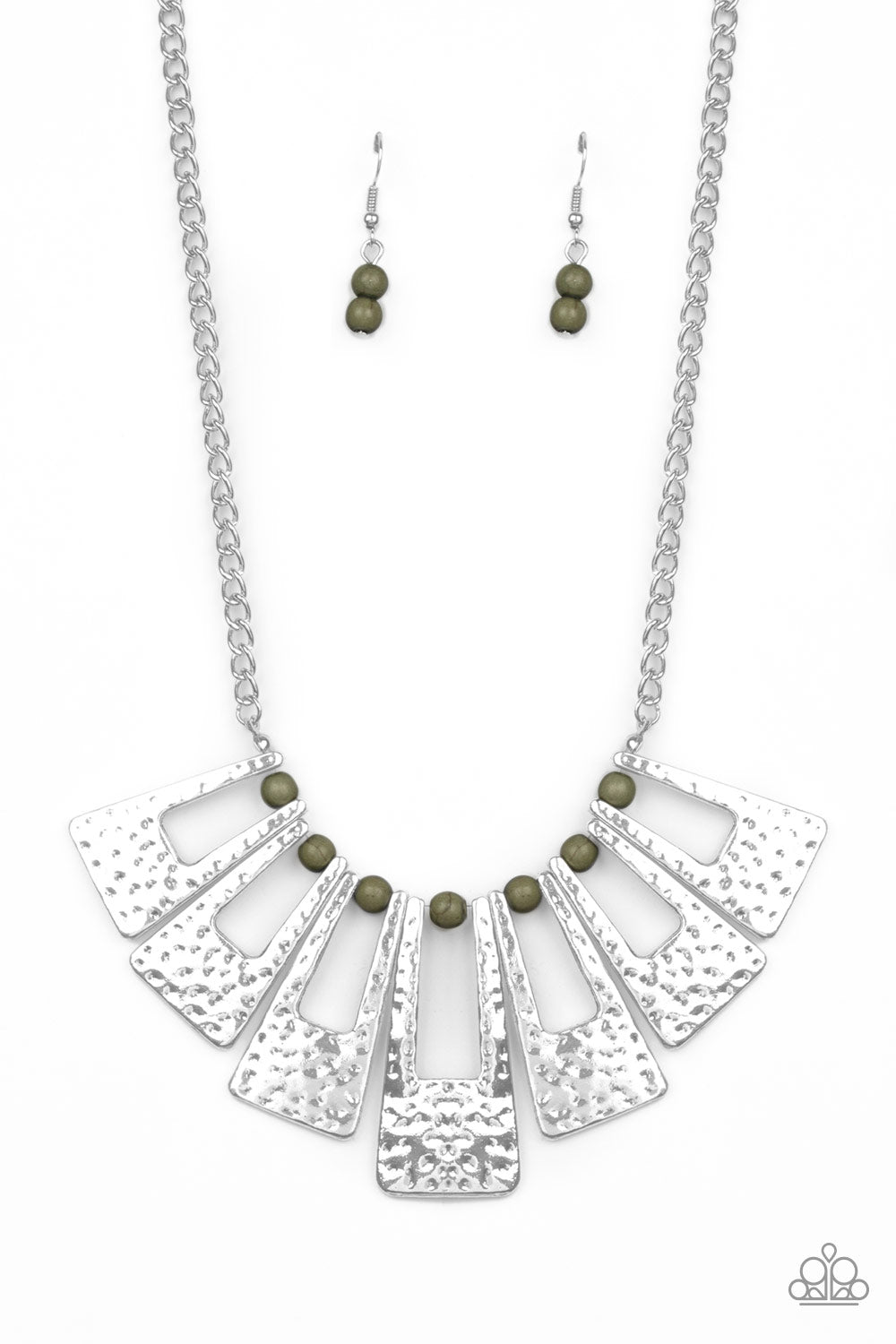 Terra Takeover - green - Paparazzi necklace
