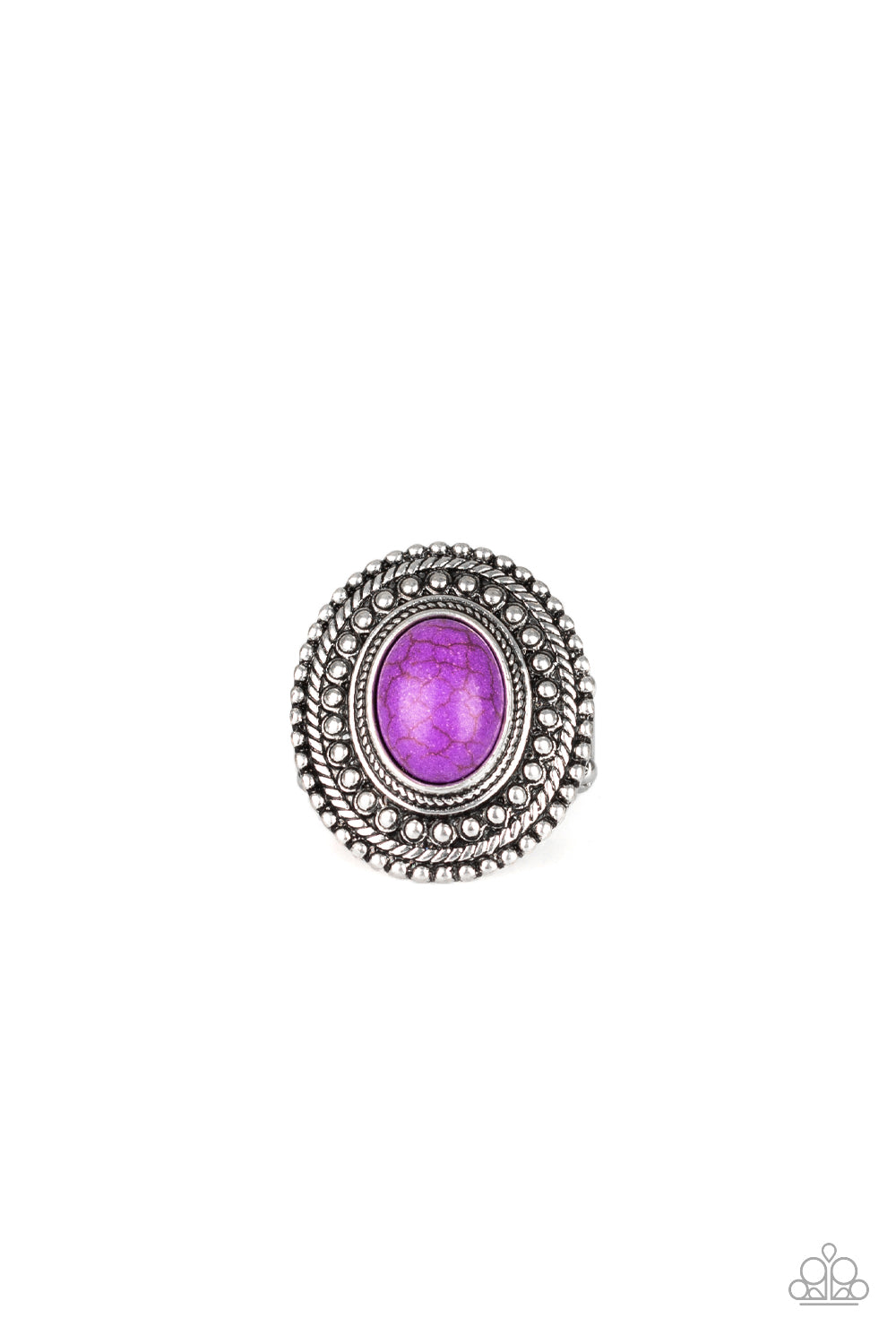 Terra Terrain - purple - Paparazzi ring