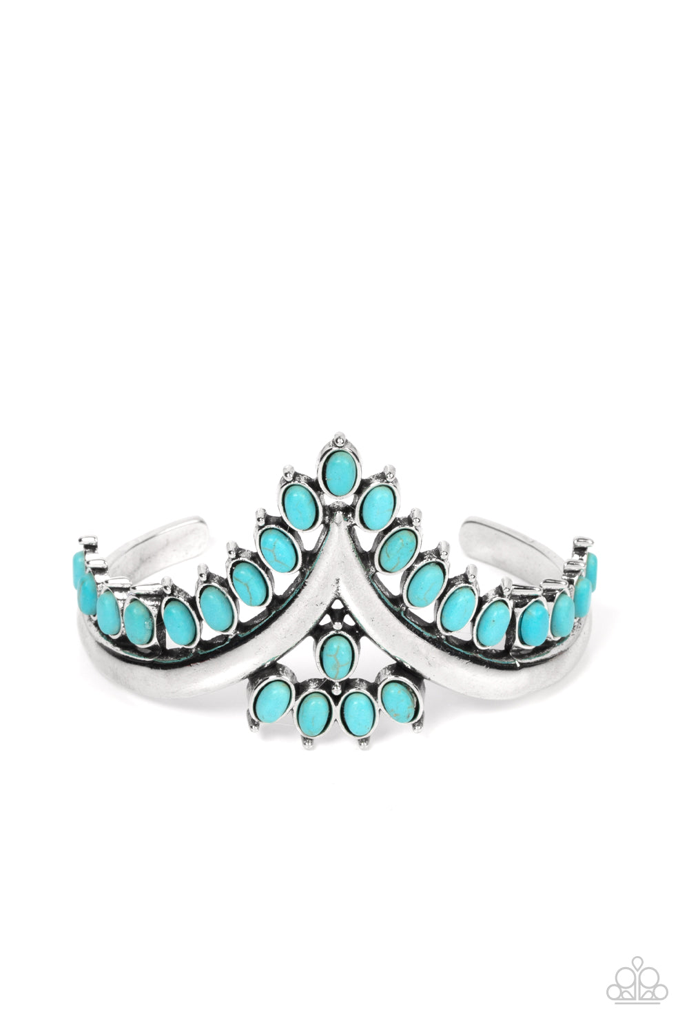 Teton Tiara - blue - Paparazzi bracelet