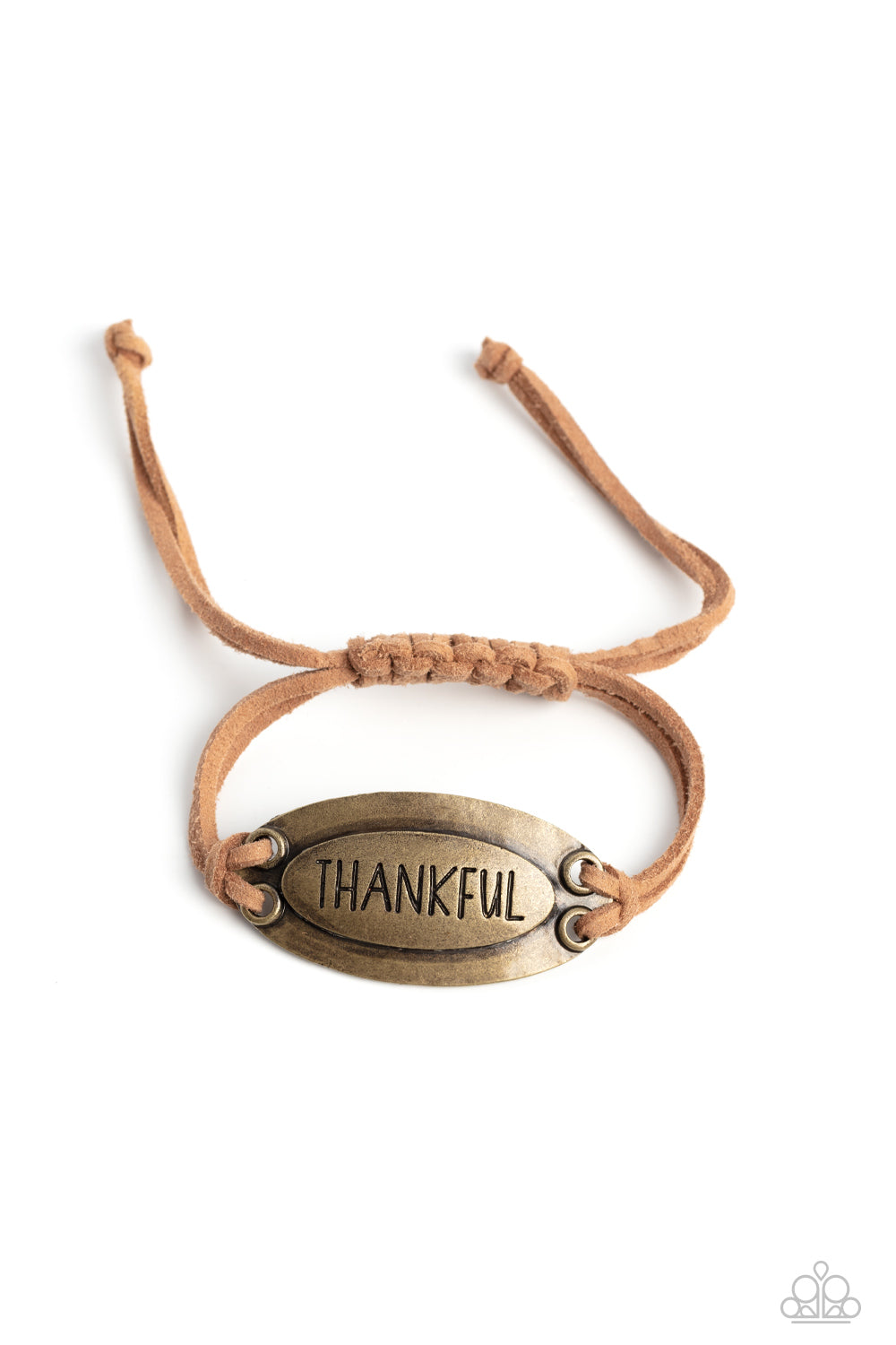Thankful Tidings - brass - Paparazzi bracelet