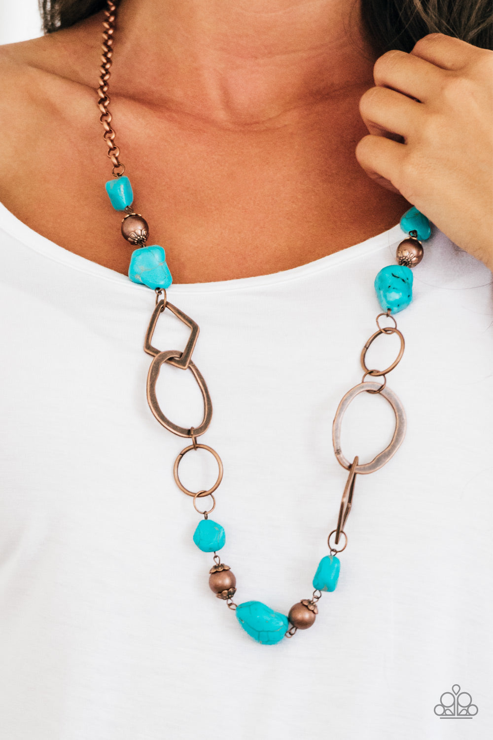 Thats Tarra-ific - copper - Paparazzi necklace