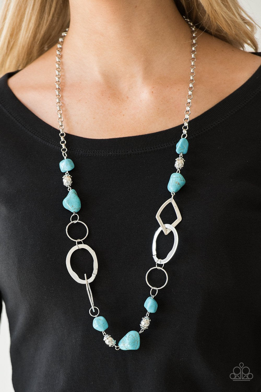 Thats TERRA-ific-blue-Paparazzi necklace