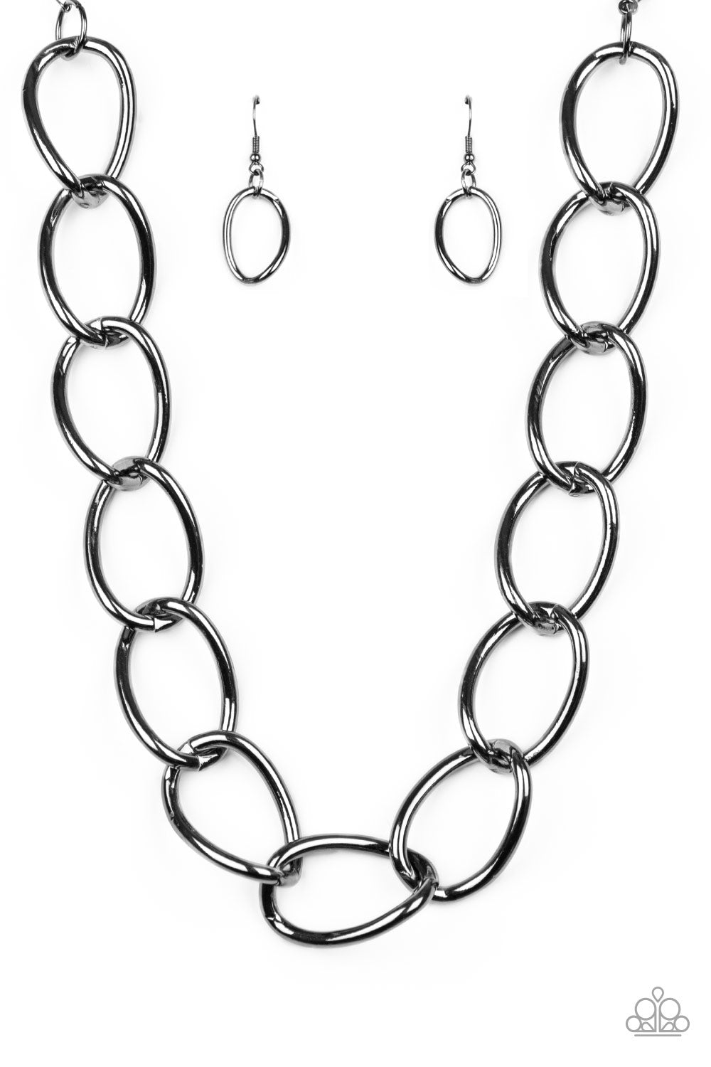 The Challenger - black - Paparazzi necklace