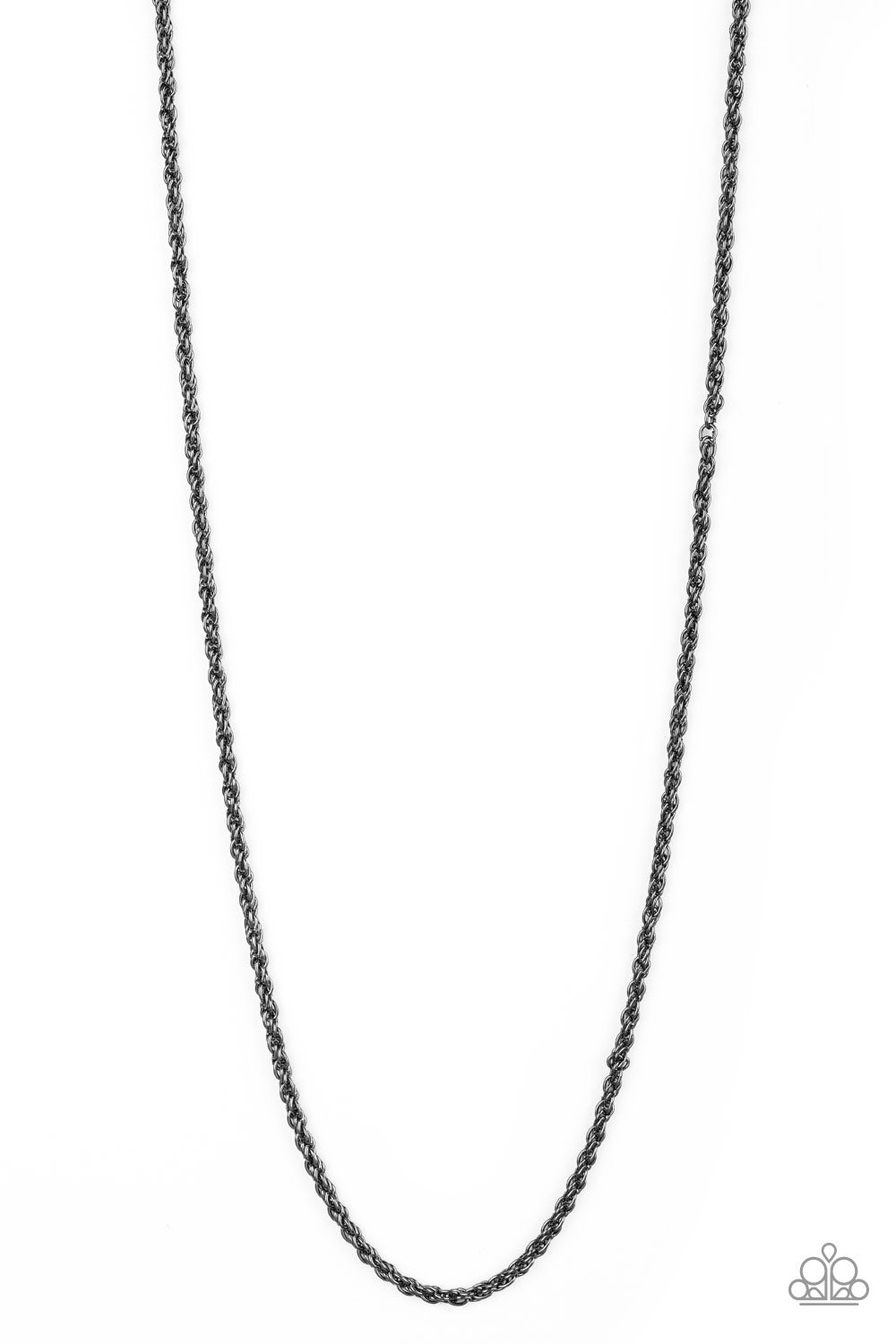 The Go To Guy - black - Paparazzi mens necklace