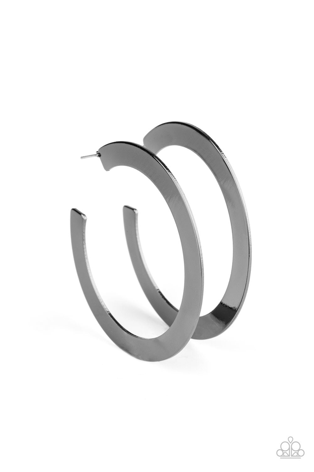 The Inside Track - black - Paparazzi earrings