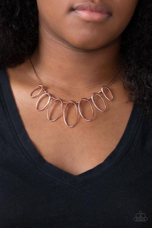 The MANE Ingredient - copper - Paparazzi necklace