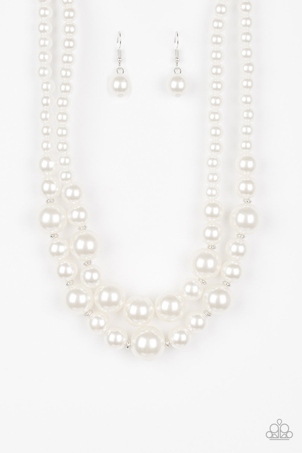 The More The Modest - white - Paparazzi necklace
