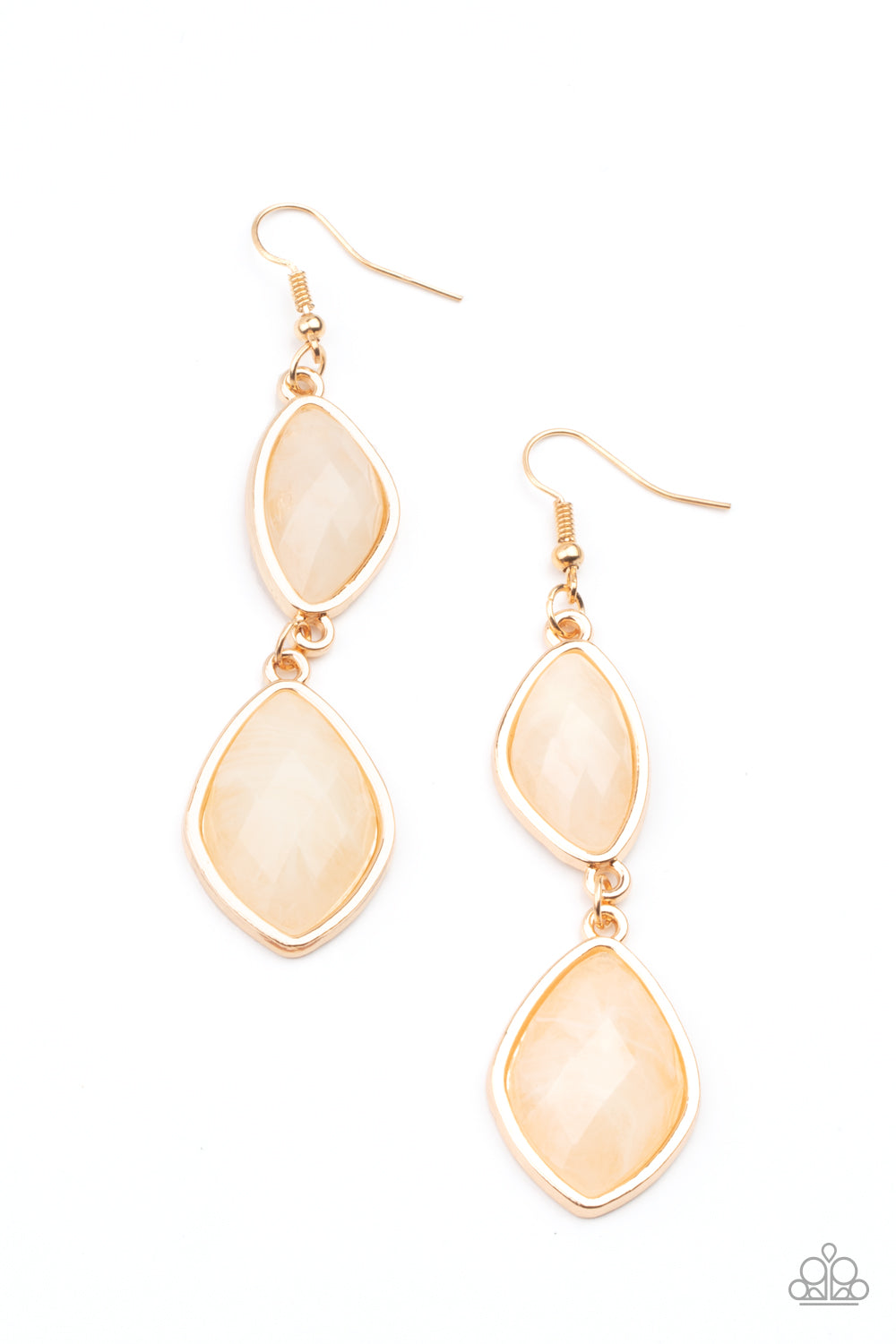 The Oracle Has Spoken - gold - Paparazzi earrings