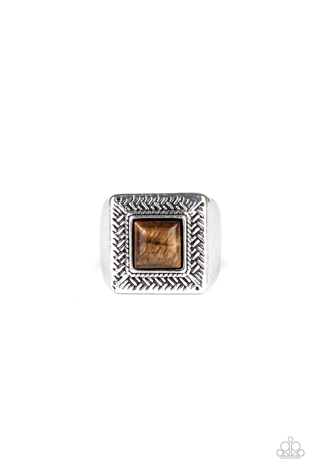The Wrangler - brown - Paparazzi ring