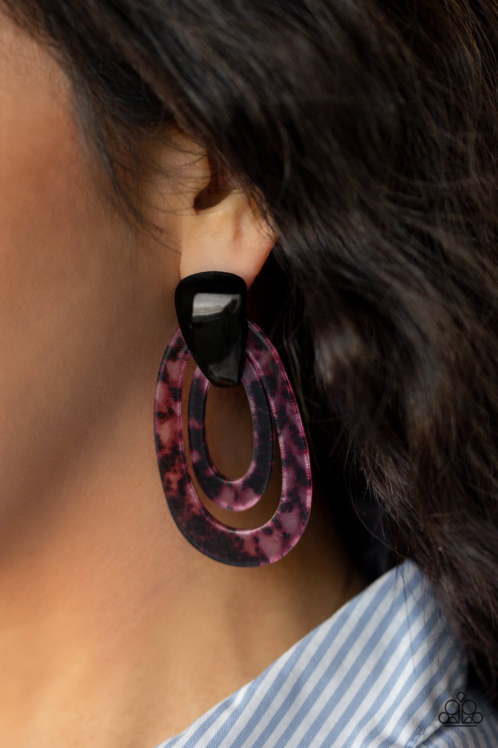 The HAUTE Zone-multi-Paparazzi earrings
