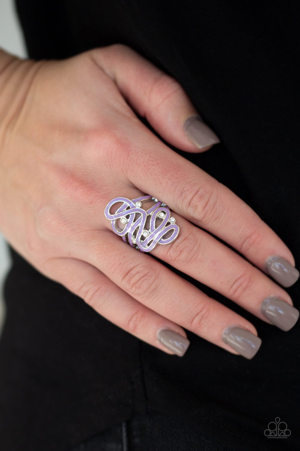 The Run Around-purple-Paparazzi ring