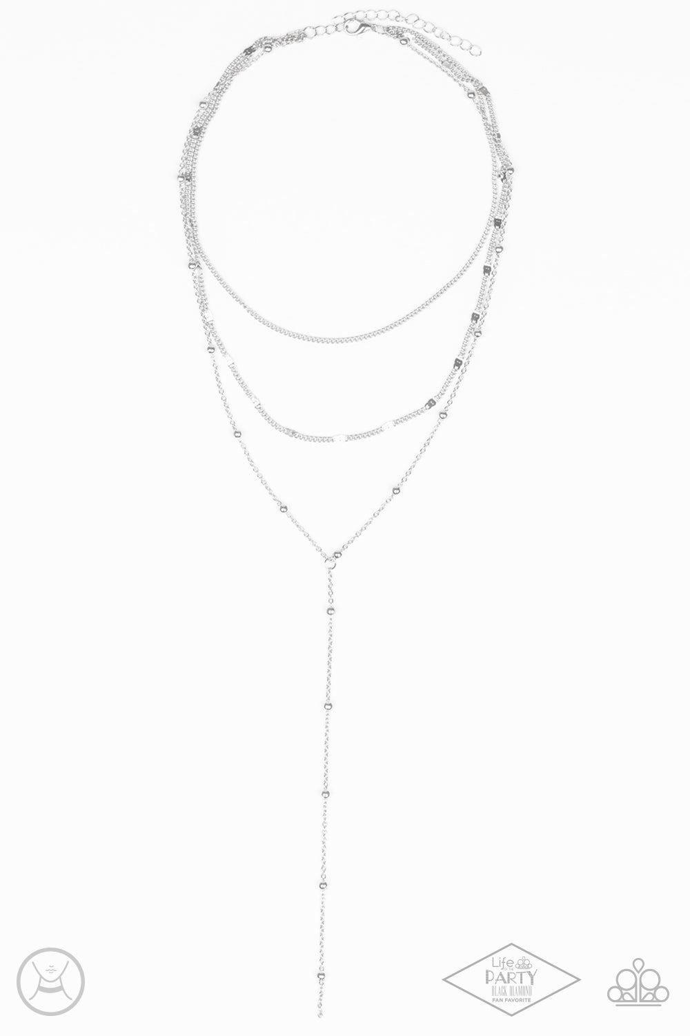 Think Like a Minimalist - silver - Paparazzi necklace