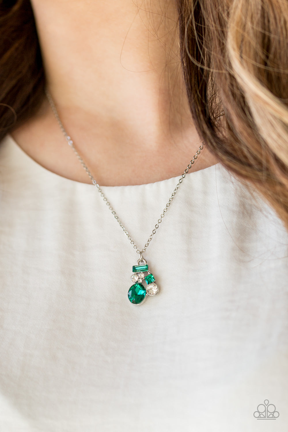 Time to Be Timeless - green - Paparazzi necklace