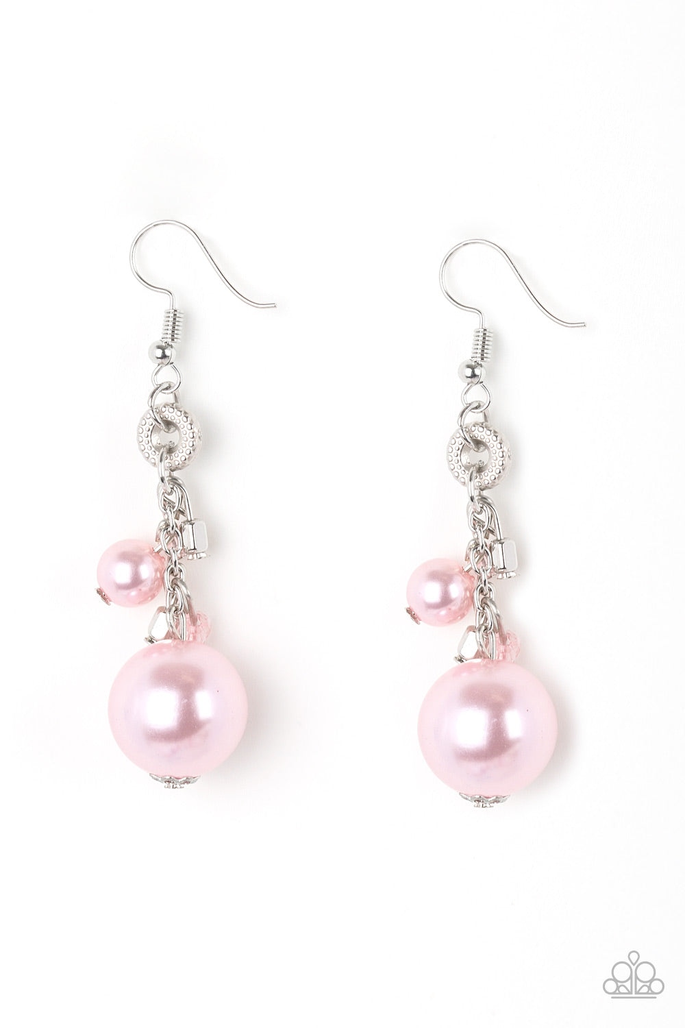 Timelessly Traditional - pink - Paparazzi earrings