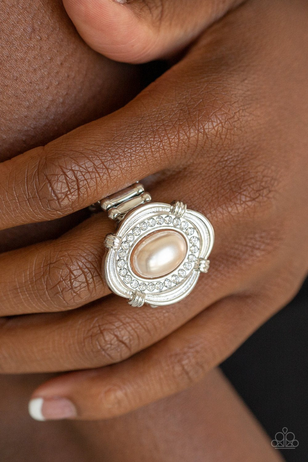 Titanic Twinkle-brown-Paparazzi ring