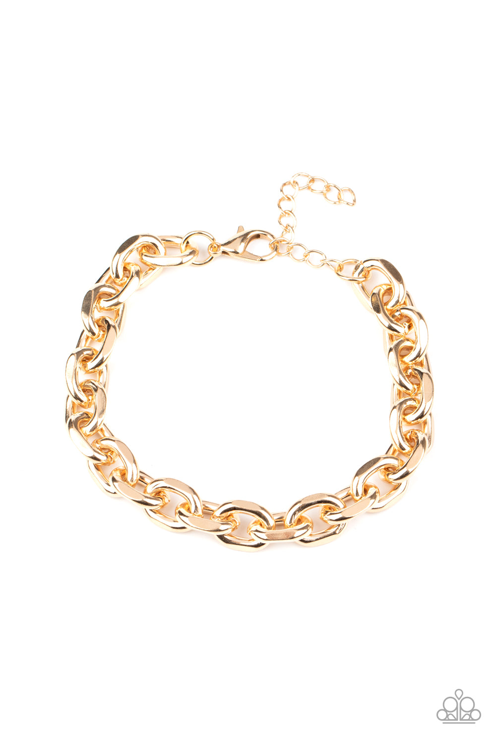 Titanium Titan - gold - Paparazzi mens bracelet