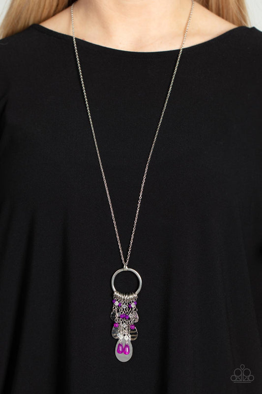 Totally Trolling - purple - Paparazzi necklace