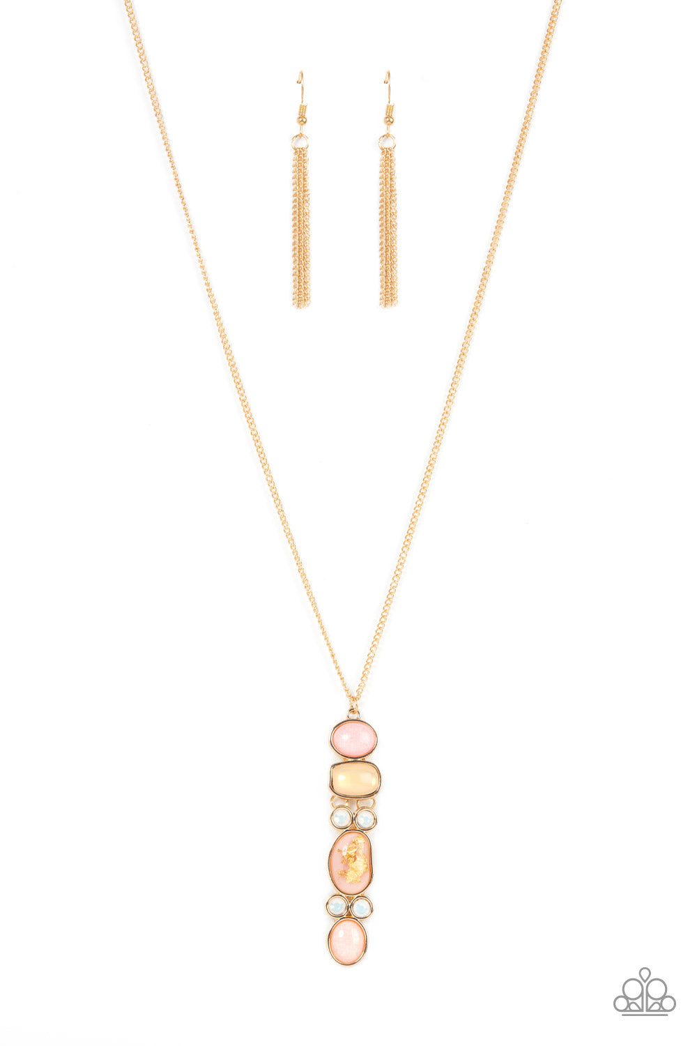 Totem Treasure - pink - Paparazzi necklace