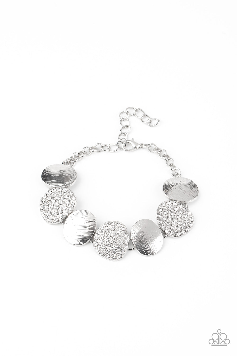 Tough LUXE - white - Paparazzi bracelet