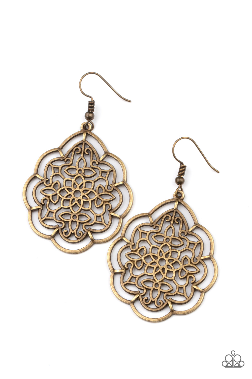 Tour de Taj Mahal - brass - Paparazzi earrings