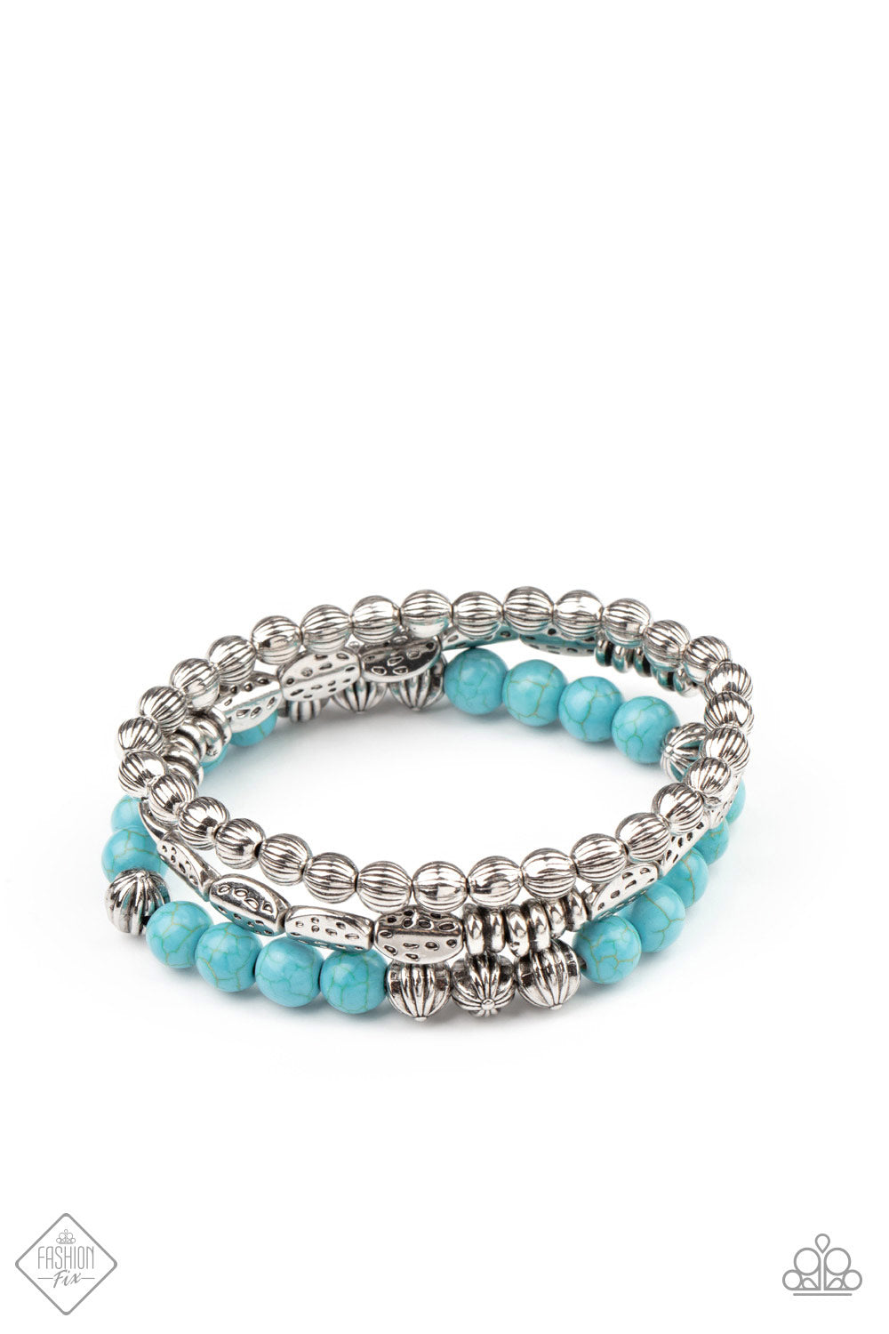 Trail Mix Mecca - blue - Paparazzi bracelet