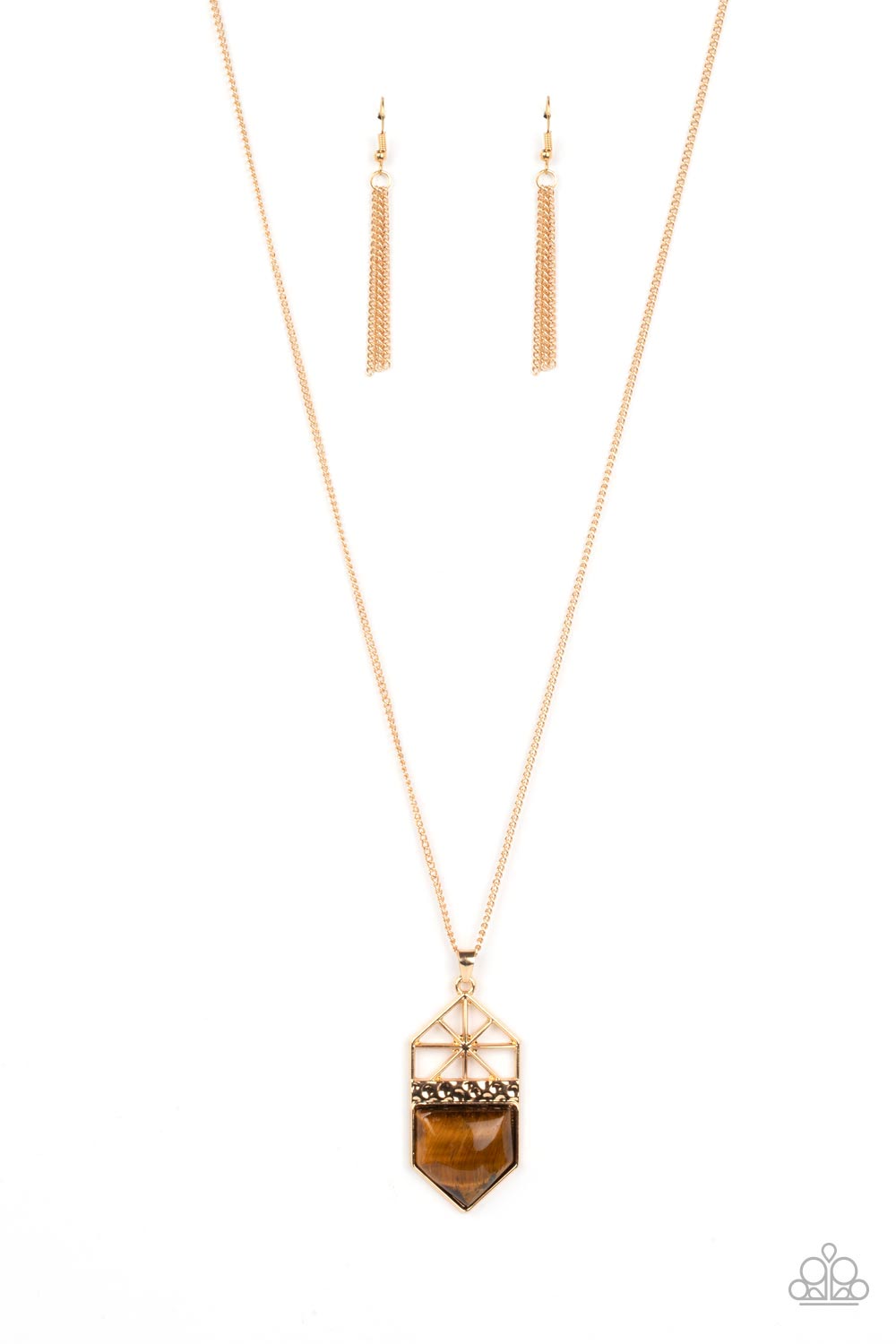 Trailblazing Talisman - brown - Paparazzi necklace