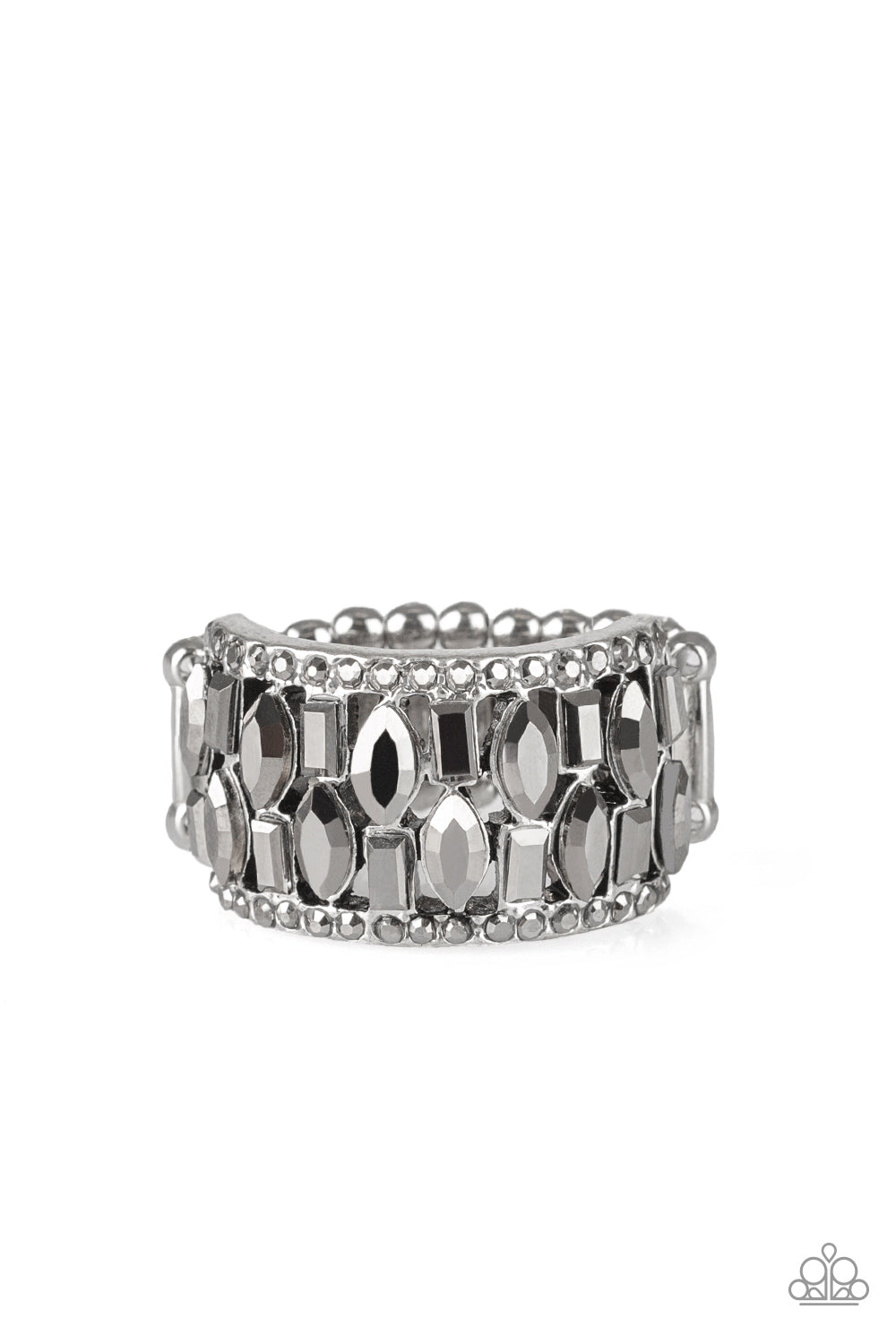 Treasure Trove Tribute - silver - Paparazzi ring