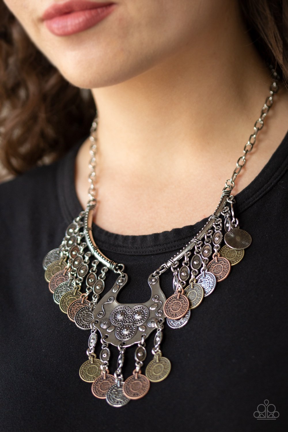 Treasure Temptress-multi-Paparazzi necklace