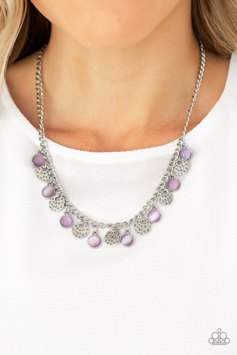 Treasure Tour - purple - Paparazzi necklace