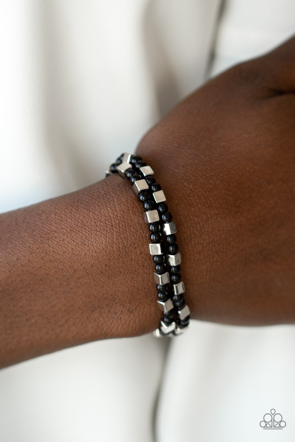 Trendy Tribalist-black-Paparazzi bracelet