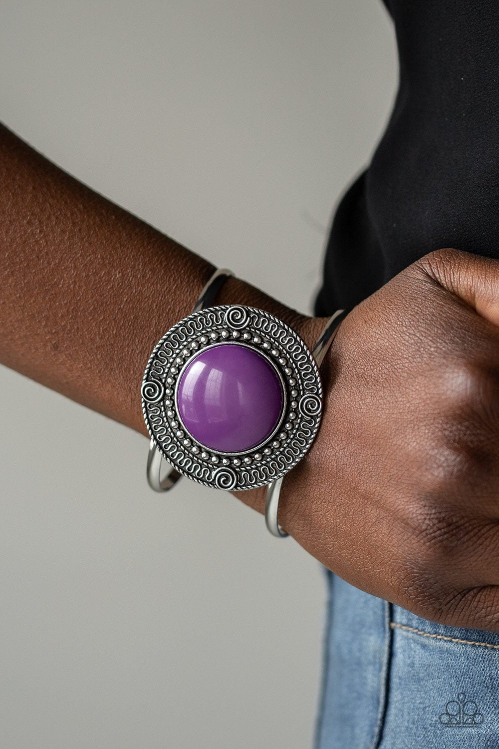 Tribal Pop-purple-Paparazzi bracelet