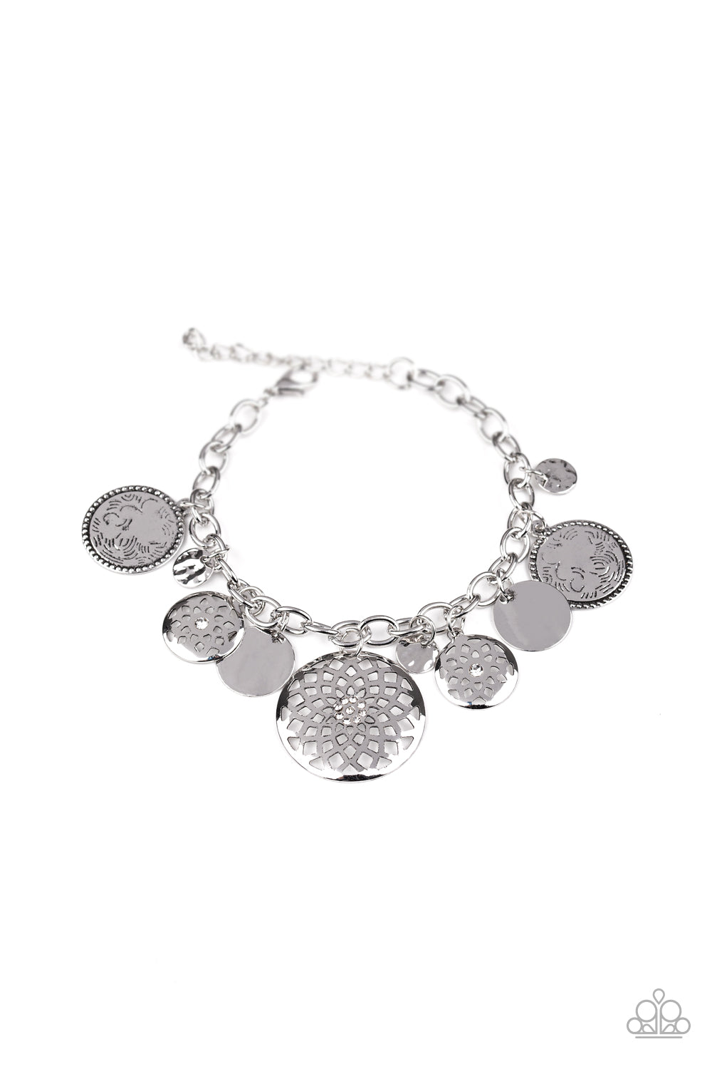 Trinket Tranquility - white - Paparazzi bracelet