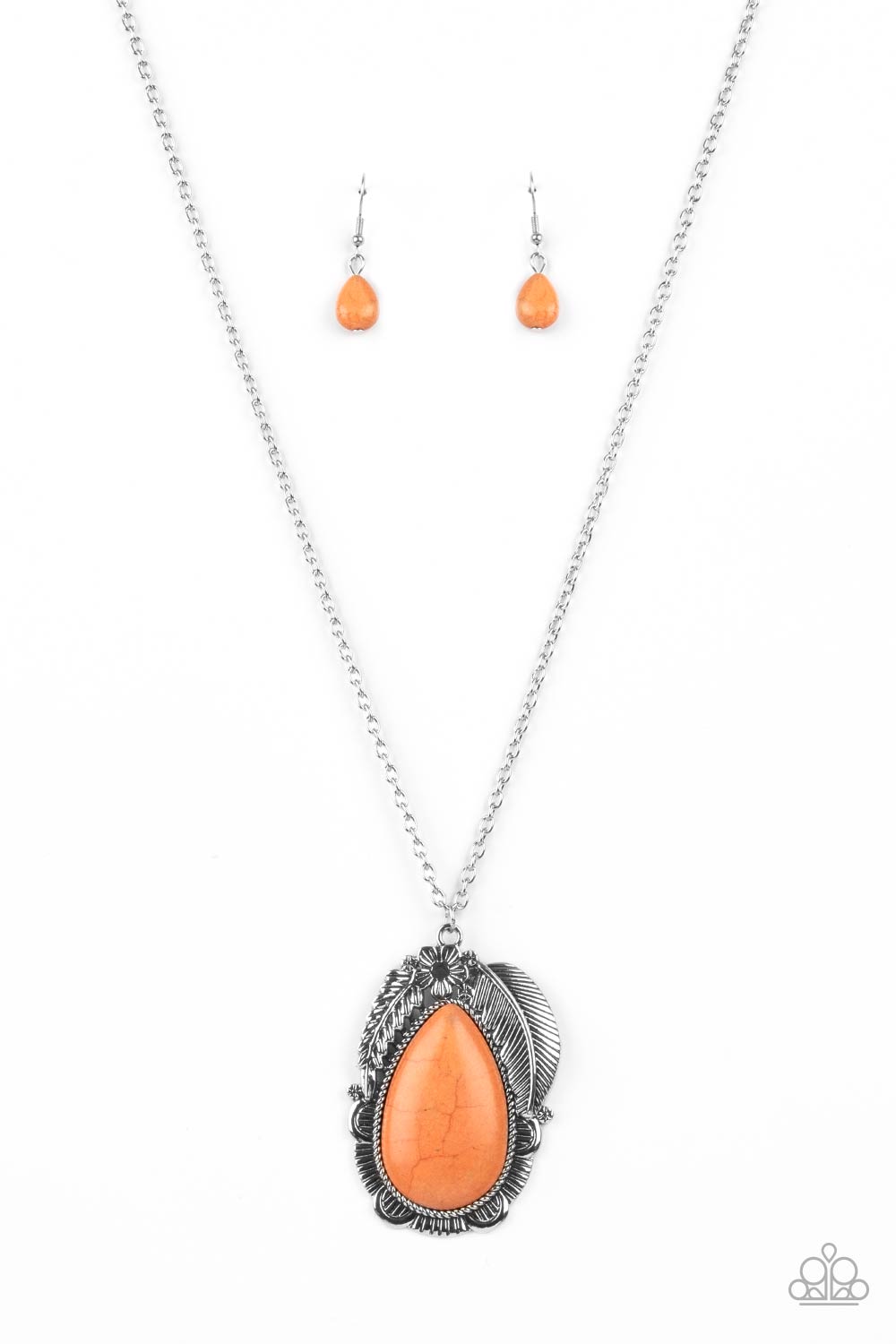 Tropical Mirage - orange - Paparazzi necklace