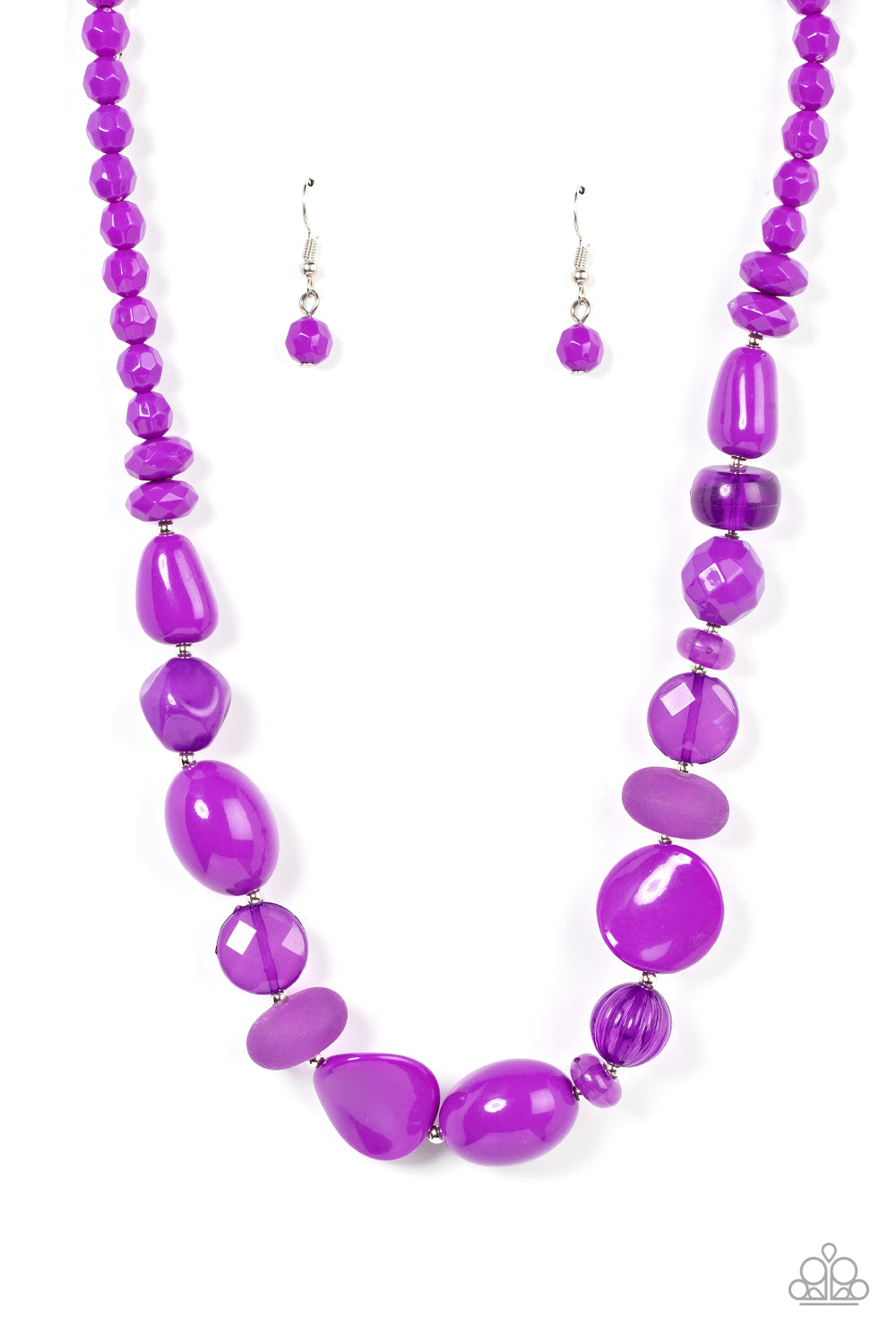 Tropical Tsunami - purple - Paparazzi necklace