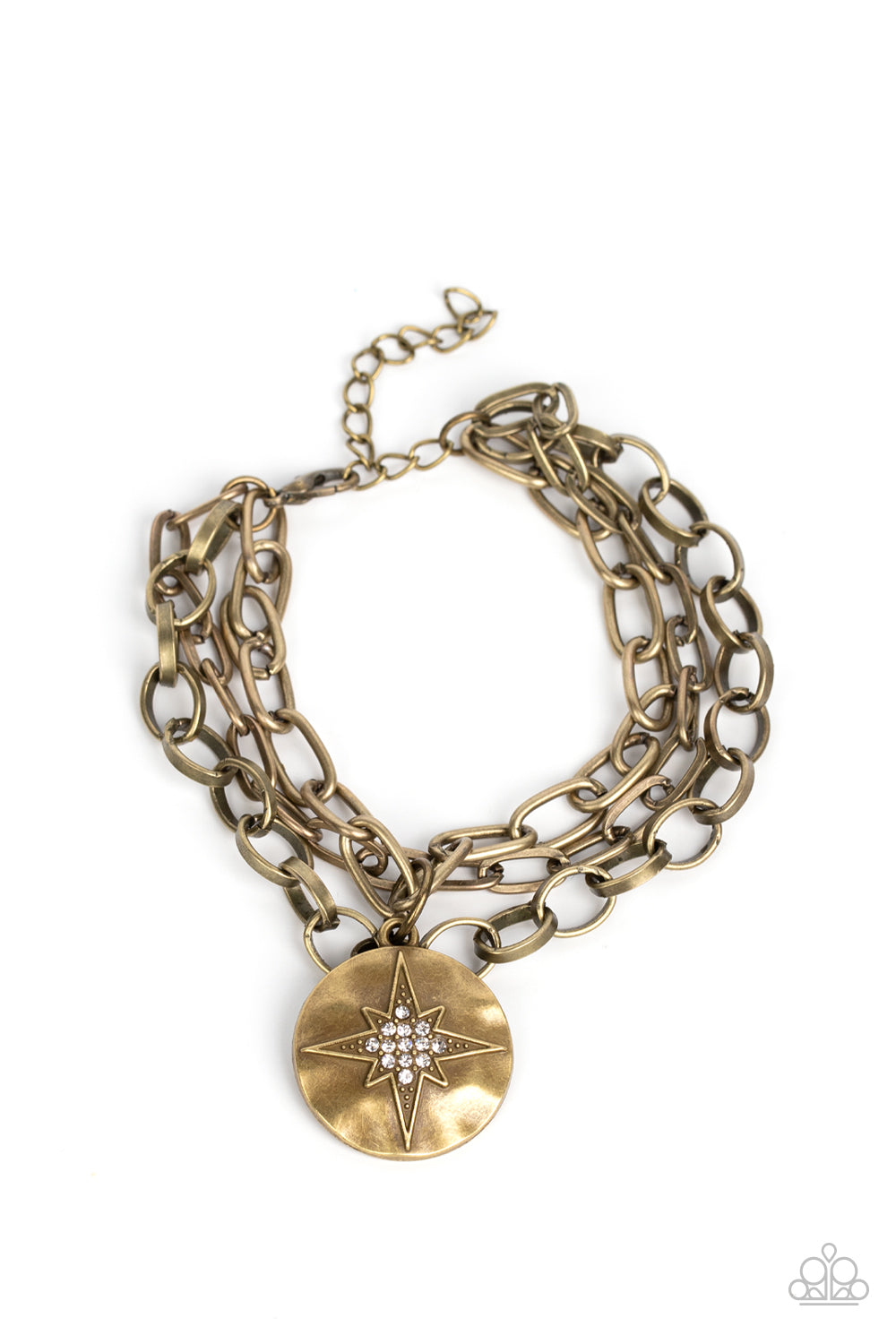 True North Twinkle - brass - Paparazzi bracelet