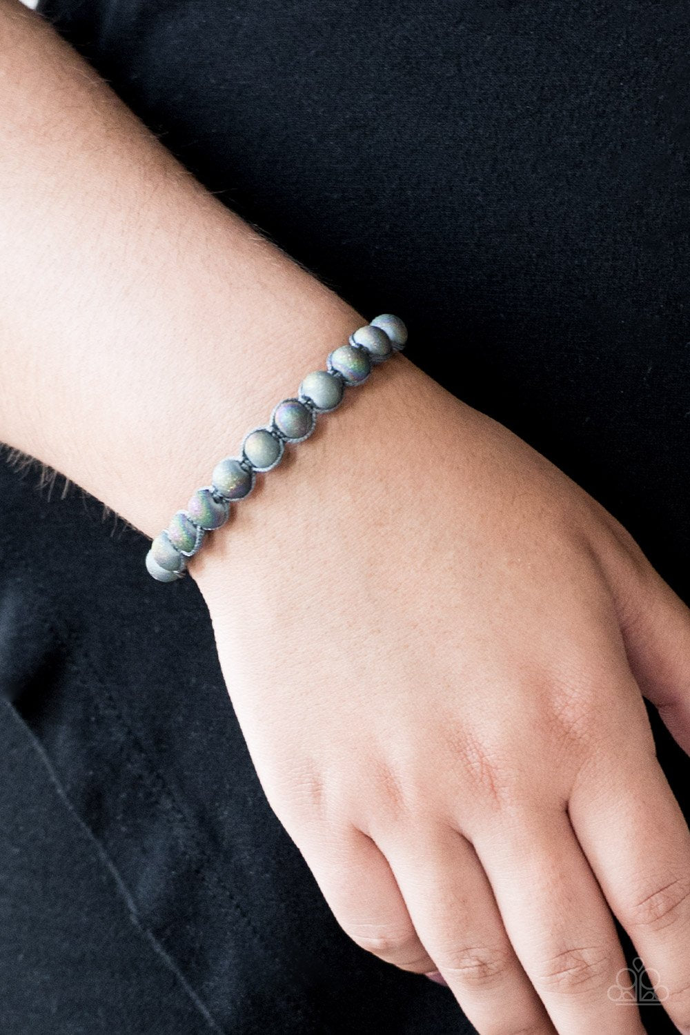 True Technicolors - silver - Paparazzi bracelet