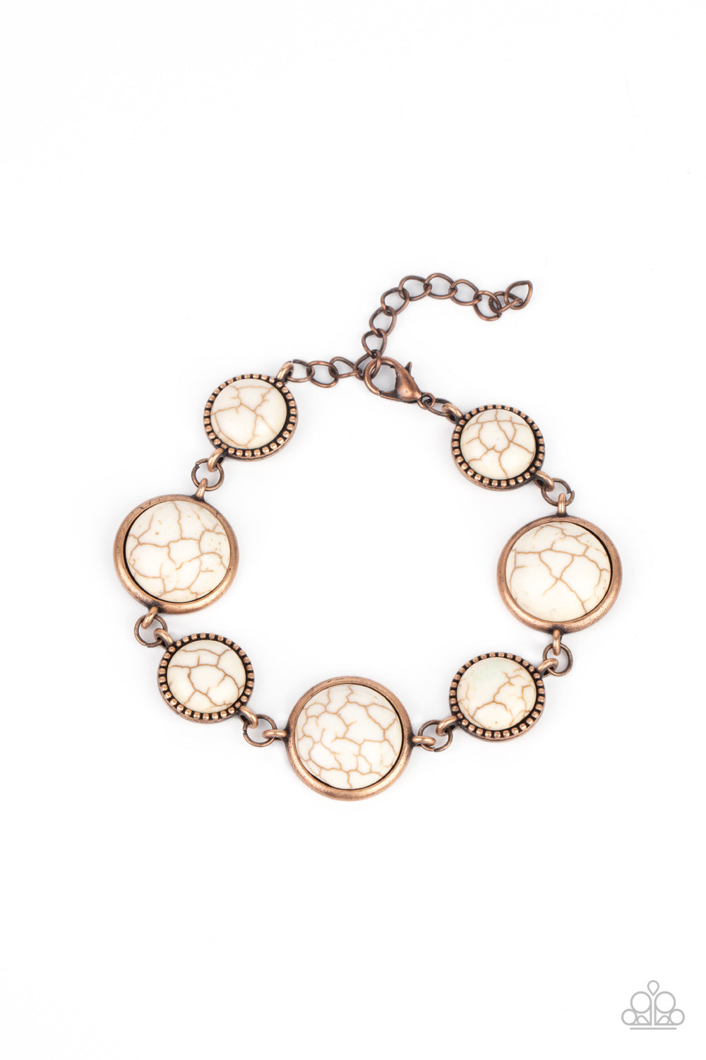 Turn Up The Terra - copper - Paparazzi bracelet