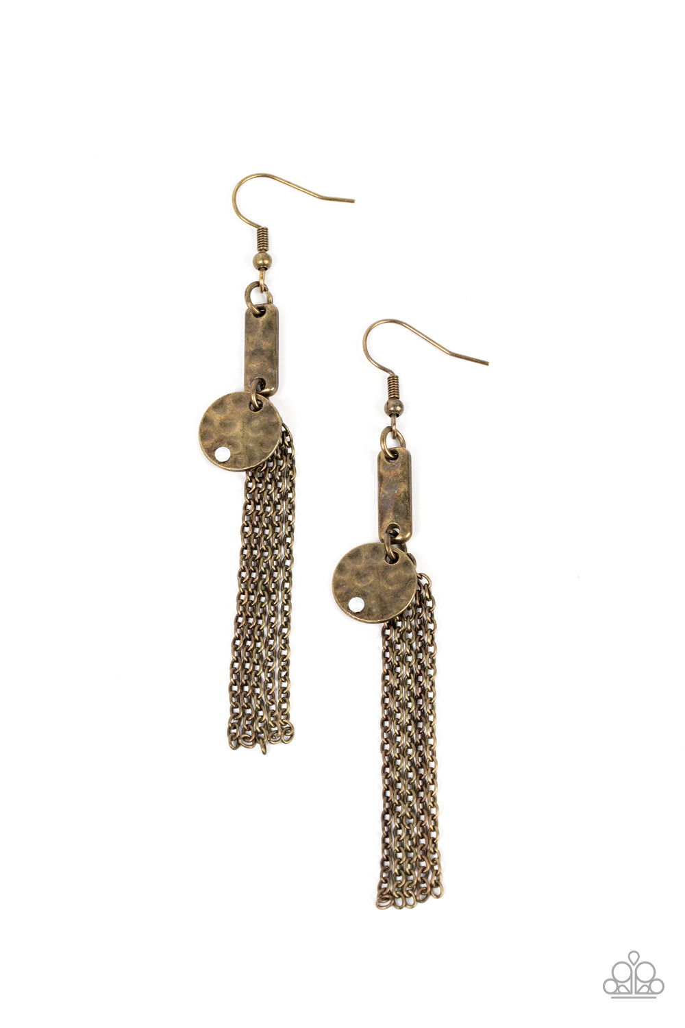 Twinkle Twinkle Little Trinket - brass - Paparazzi earrings