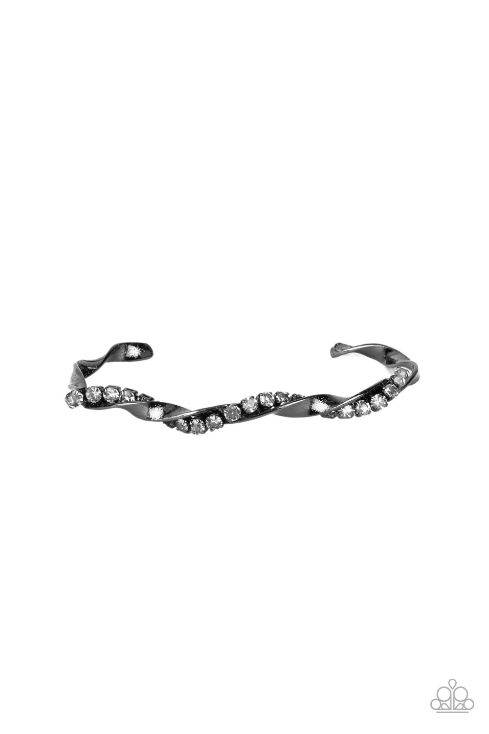 Twisted Twinkle - black - Paparazzi bracelet