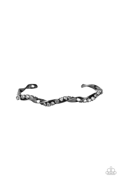 Twisted Twinkle - black - Paparazzi bracelet