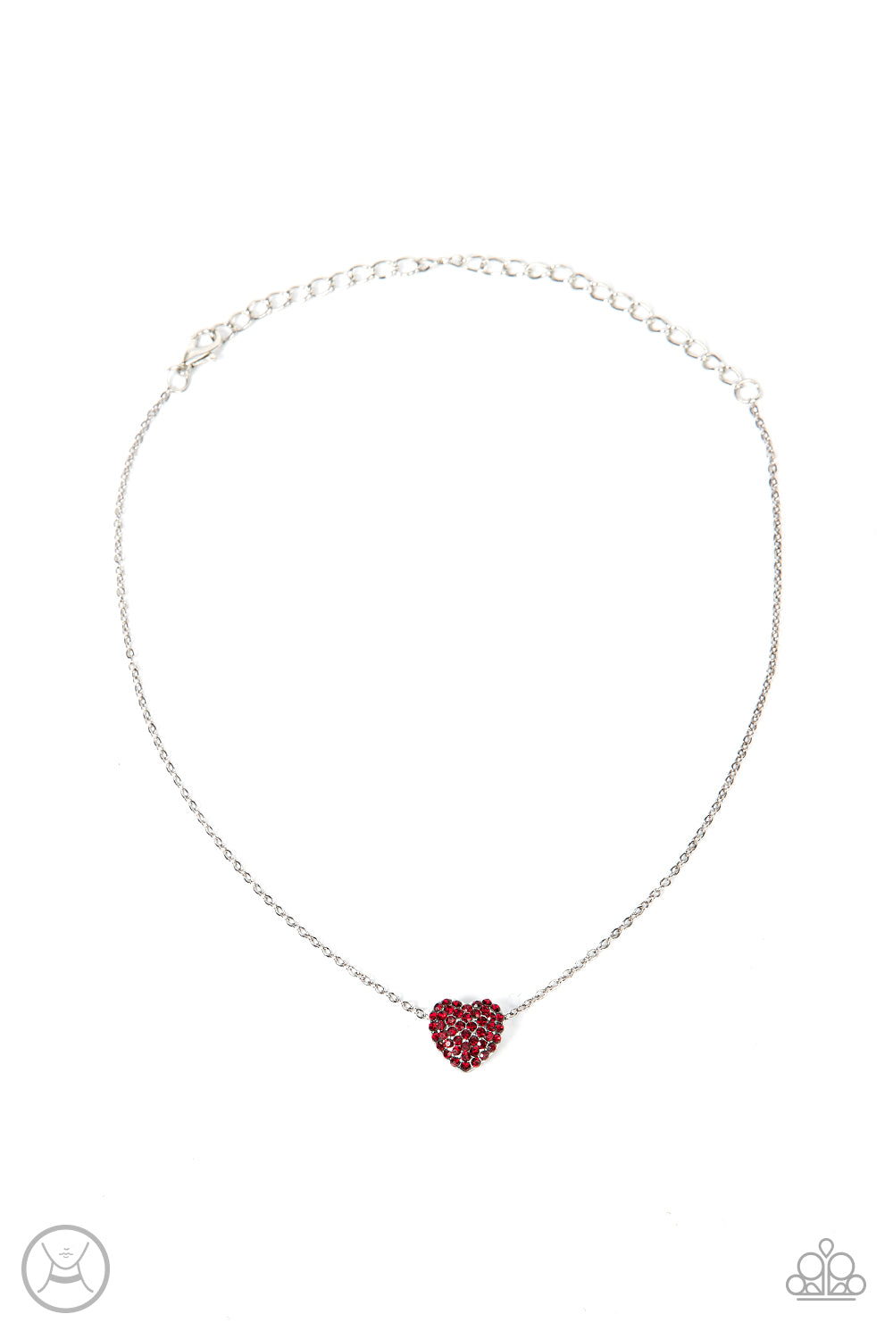 Twitterpated Twinkle - red - Paparazzi necklace
