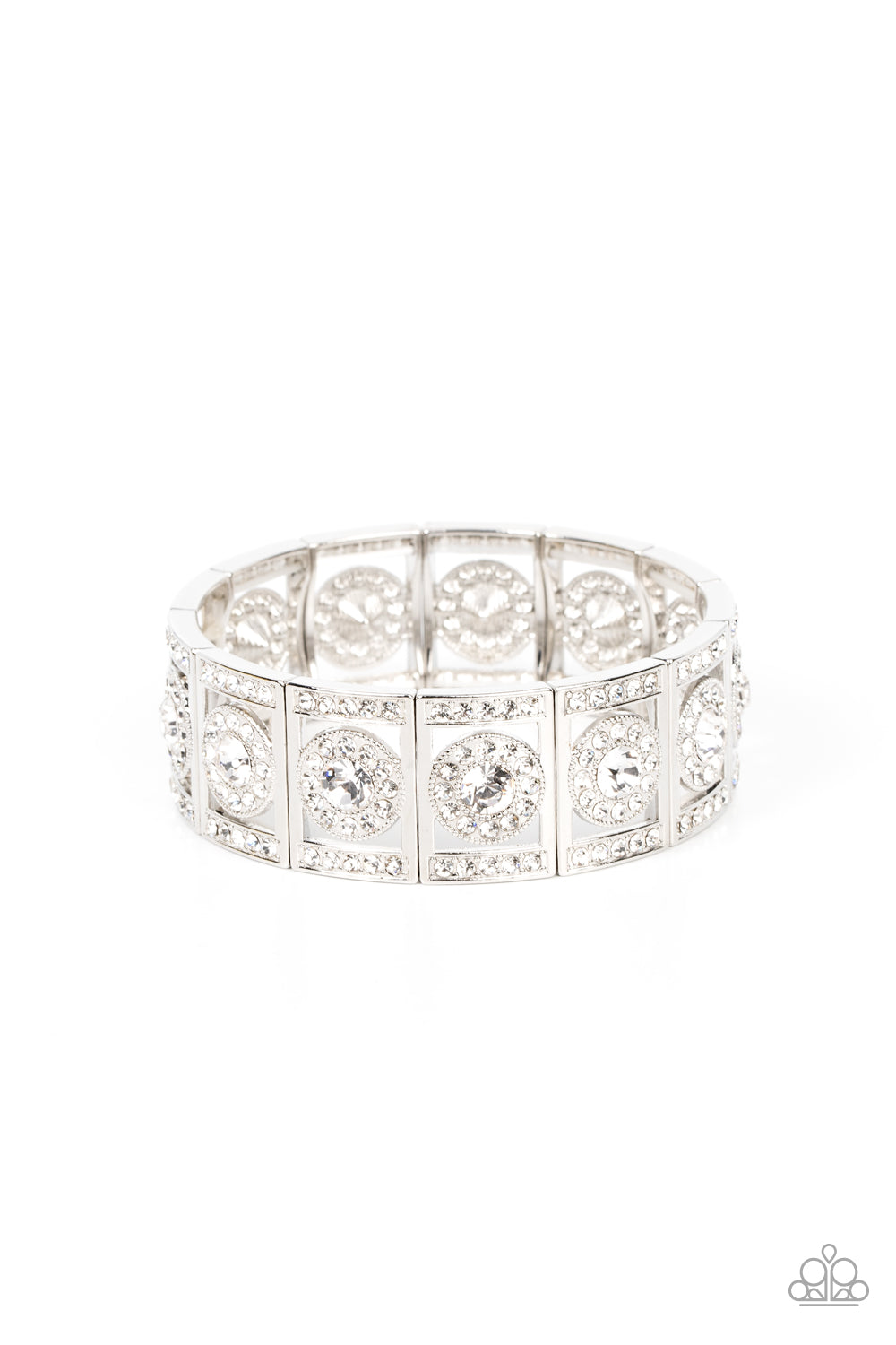 Ultra Upscale - white - Paparazzi bracelet