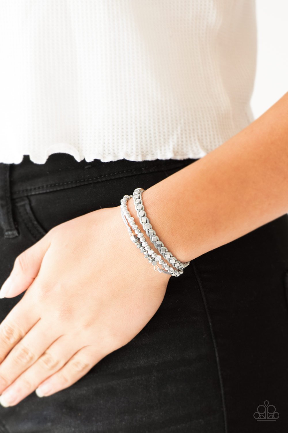 Ultra Modern-silver-Paparazzi bracelet