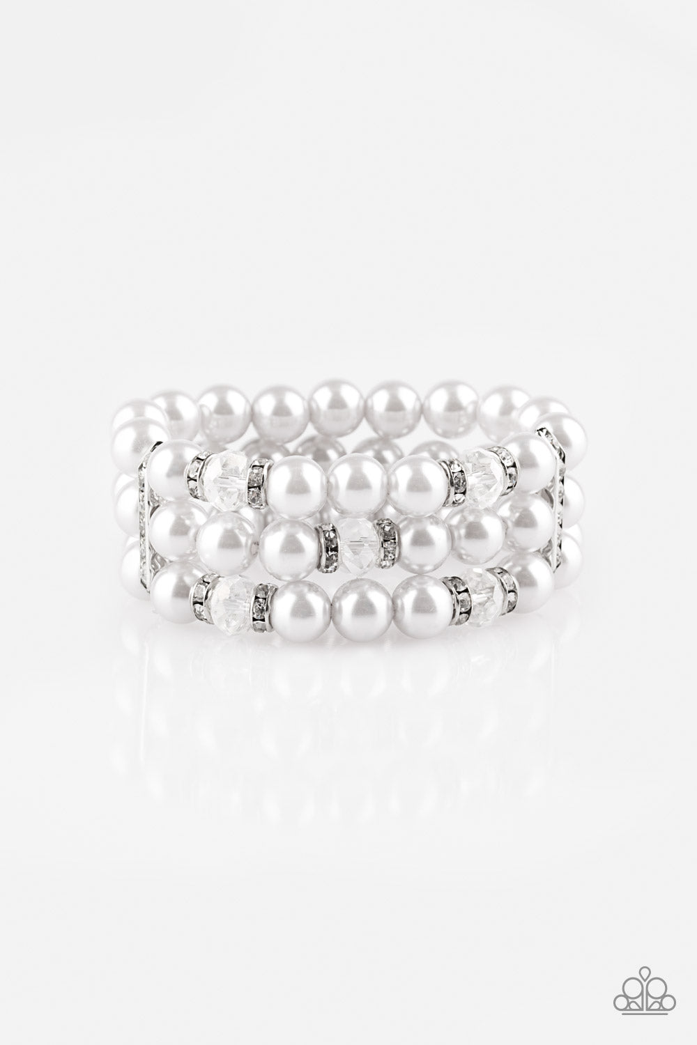 Undeniably Dapper - silver - Paparazzi bracelet